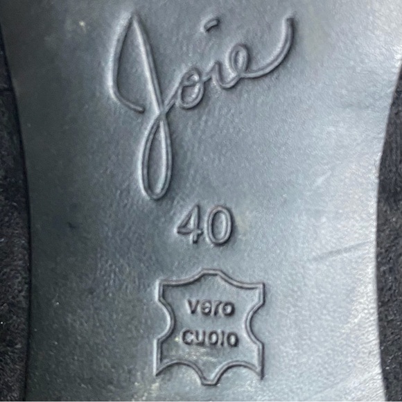 JOIE Jemina Over the Knee Thigh High Black Suede Heel Boots Size 9.5 - Picture 11 of 13